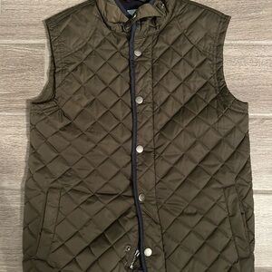 Class Club Boy’s Olive Quilted Vest